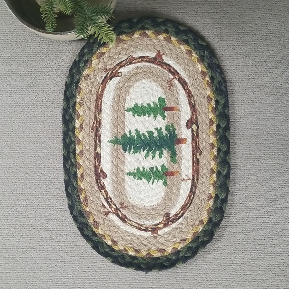 Lodge Trivets, Coasters, Mats. Moose and Pine Tree Set - Picture 3 of 4